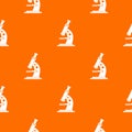 Microscope pattern seamless Royalty Free Stock Photo
