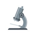 Microscope. Scientific equipment of laboratory Royalty Free Stock Photo