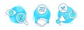 Microscope, Startup concept and Survey progress icons set. Timer sign. Vector