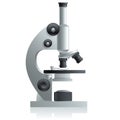 Microscope, vector illustration.