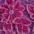 A microscope view of intricate cellular structures in a flower petal, illustrating nature\'s beauty2