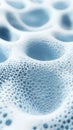 Microscopic cellular structure surface, science nanotechnology, fluid bubbles pattern, abstract organic background detail. Royalty Free Stock Photo