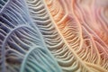 Microscopic macro close-up shot scientific research epithelial tissue biological anatomical capture of human animal Royalty Free Stock Photo