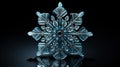 Microscopic Marvel: Snowflake Hexagonal Structures