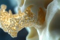 Microscopic View of Bone Structure Royalty Free Stock Photo