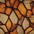 A microscopic view of a cross-section of a leaf, highlighting its cellular structures2 Royalty Free Stock Photo