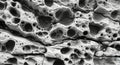 Microscopic View of Porous Bone Structure Royalty Free Stock Photo