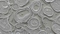 Microscopic View of Soap Bubbles and Water Droplets on Flat Surface, Glacial Royalty Free Stock Photo