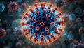 Microscopic Visualization, The Complex Structure of a Viral Pathogen