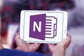 Microsoft office OneNote logo Royalty Free Stock Photo