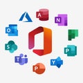 Microsoft Office 365: Outlook, Access, OneNote, Publisher, Word, Excel, SharePoint, Teams, PowerPoint, Yammer, OneDrive. Kyiv,