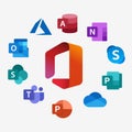 Microsoft Office 365: Outlook, Access, OneNote, Publisher, Word, Excel, SharePoint, Teams, PowerPoint, Yammer, OneDrive. Kyiv,