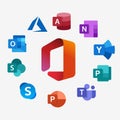 Microsoft Office 365: Outlook, Access, OneNote, Publisher, Word, Excel, SharePoint, Teams, PowerPoint, Yammer, OneDrive. Kyiv,