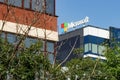 Microsoft`s headquarters in Bucharest, Romania Royalty Free Stock Photo