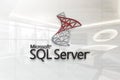 Microsoft sql server on iphone realistic texture