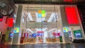 Microsoft store for the latest software and technology products, the image shows shopfront at Pitt Street Mall Sydney Downtown. Royalty Free Stock Photo