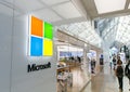 Microsoft store in Prudential Center Royalty Free Stock Photo