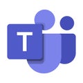 Microsoft Teams Logo or Icon Royalty Free Stock Photo