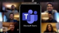 Microsoft Teams is a unified communication and collaboration platform Royalty Free Stock Photo