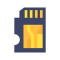 Microtechnology Icon Image. Royalty Free Stock Photo