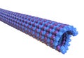 Microtubule, a polymer composed of a protein tubulin Royalty Free Stock Photo