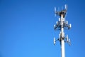 Microwave Communication Tower Royalty Free Stock Photo