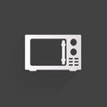 Microwave icon. kitchen equipment Royalty Free Stock Photo