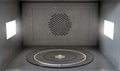 Microwave Interior Royalty Free Stock Photo