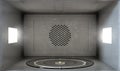 Microwave Interior Royalty Free Stock Photo
