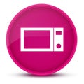 Microwave kitchen luxurious glossy pink round button abstract Royalty Free Stock Photo