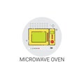 Microwave Oven Cooking Utensils Kitchen Equipment Appliances Icon