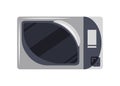 Microwave oven icon. Front view of kitchen appliances. Stylish kitchenware. Cooking equipment, electrical technology Royalty Free Stock Photo