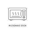 Microwave oven. Kitchen appliances icon Royalty Free Stock Photo