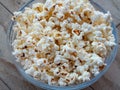 Microwave popcorn corn snack Royalty Free Stock Photo