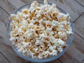 Microwave popcorn corn snack Royalty Free Stock Photo