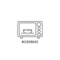 Microwave vector icon