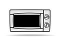 Microwave vector icon