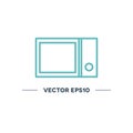 Microwave vector icon