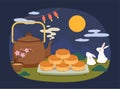 Mid-Autumn Festival mooncakes Royalty Free Stock Photo