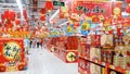 Mid autumn festival supermarket