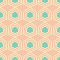 Mid Century retro vintage Pattern 70s Royalty Free Stock Photo