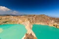 Mid day view Gunung Kelimutu on Flores, Indonesia. Royalty Free Stock Photo