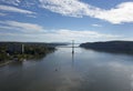 Mid-Hudson Bridge Over the Hudson Royalty Free Stock Photo