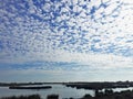 Mid-Level Clouds or Alto Clouds in the Camargue wetlands