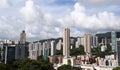 Mid Levels, affluent residential area in Hong Kong Royalty Free Stock Photo