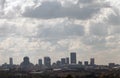 Mid-morning Johannesburg Skyline with clouds