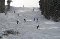 Mid season skiing at Breckenridge ski resort.