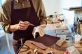 Jeweller Making Silver Ring Royalty Free Stock Photo