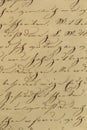 Mid-19th Century Handwriting Style