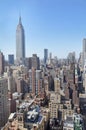 Mid-town Manhattan cityscape Royalty Free Stock Photo